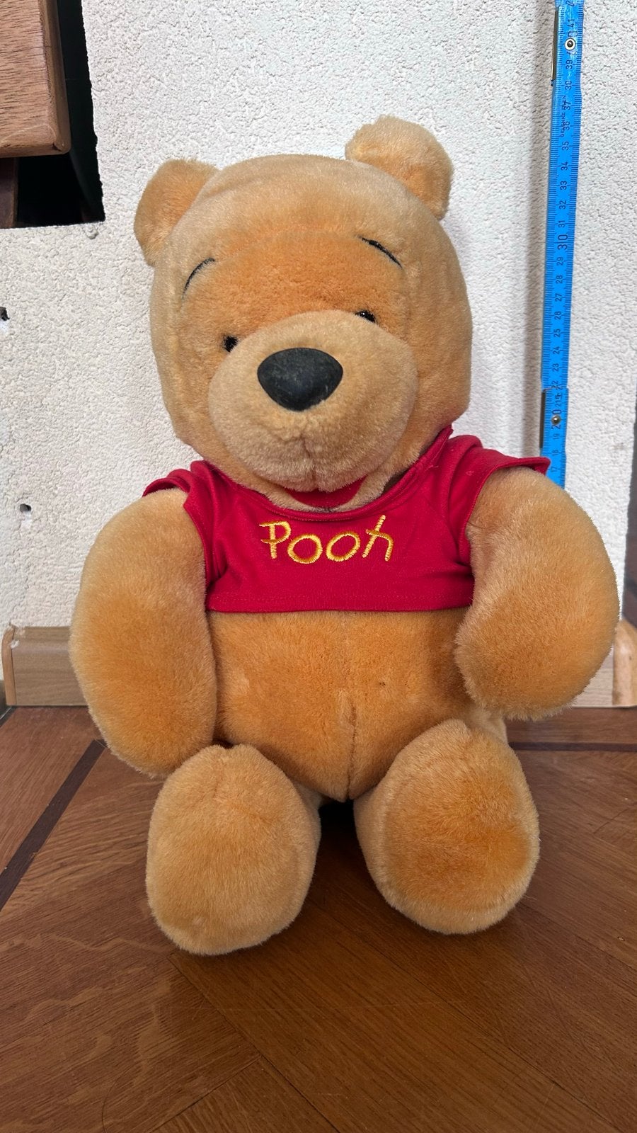 Vintage Disney Winnie de Pooh knuffel - 33 cm - Zeer nette s, Disney, Geel, Beer, Ophalen of Verzenden