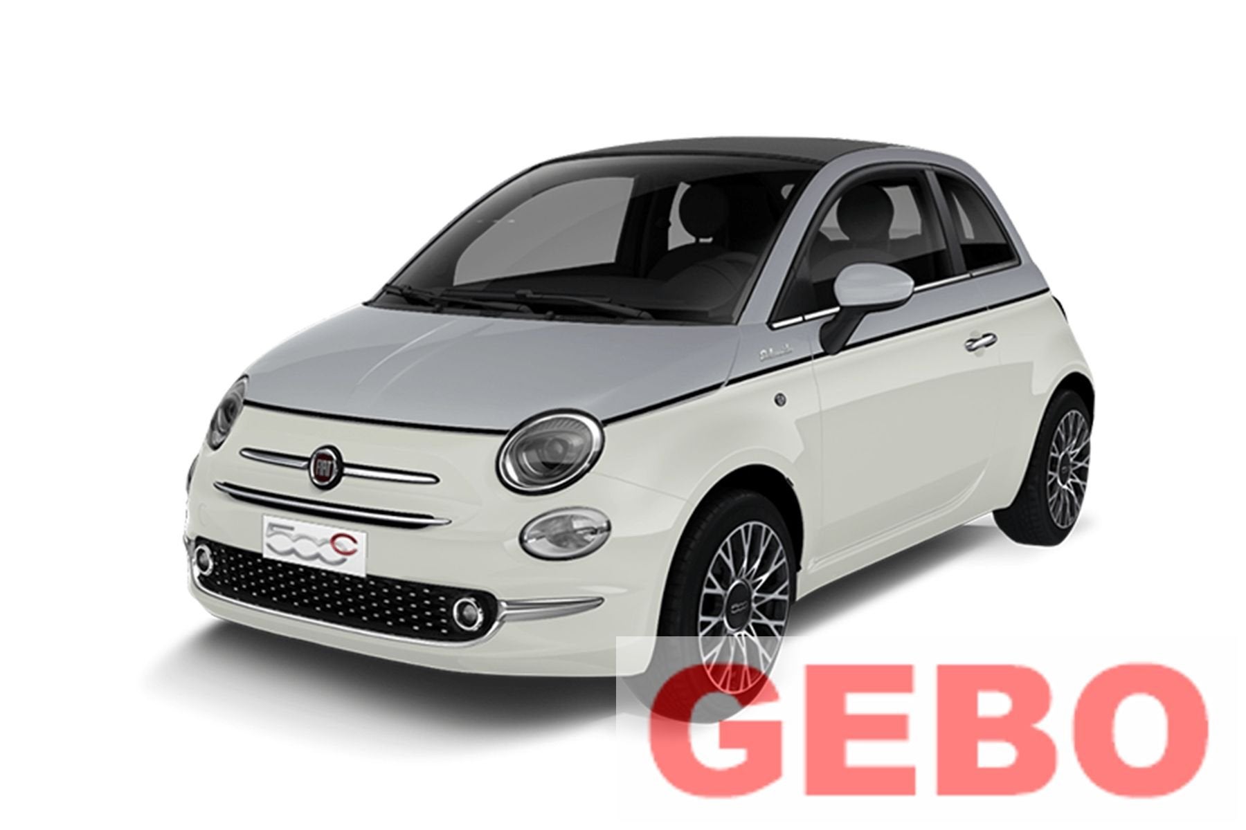 Fiat 500 2007/2015 voorkop bumper motorkap spatborden  plaat
