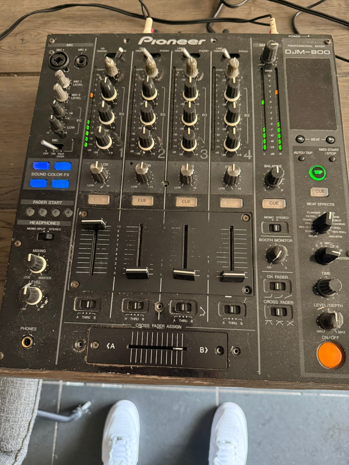 Pioneer djm 800, Ophalen of Verzenden, Gebruikt, Minder dan 5 kanalen, Microfooningang