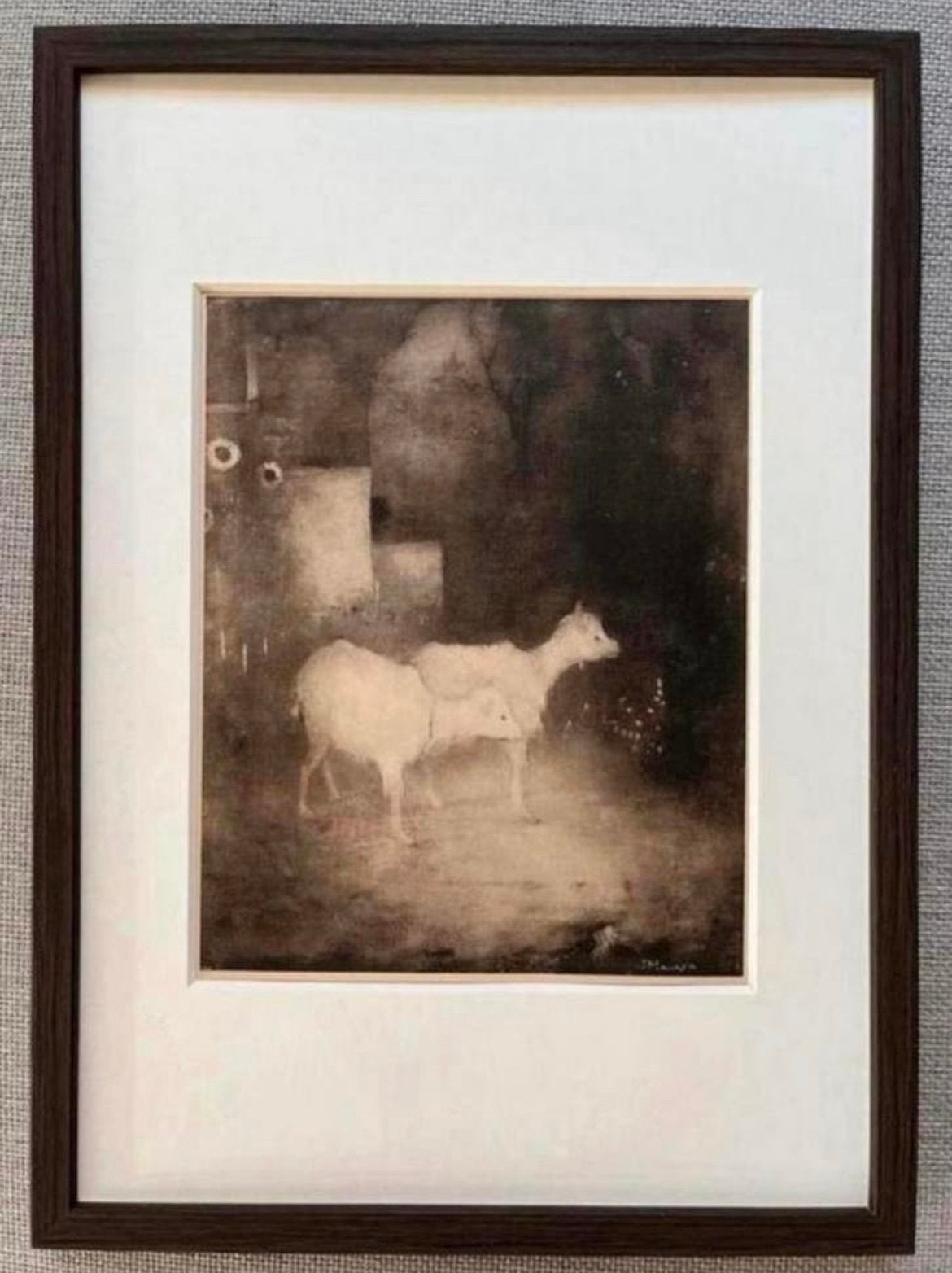 Jan Mankes 1889-1920 / Heliogravure Geitjes in Bosch 1923, Antiek en Kunst, Kunst | Etsen en Gravures, 23 cm, Ophalen of Verzenden
