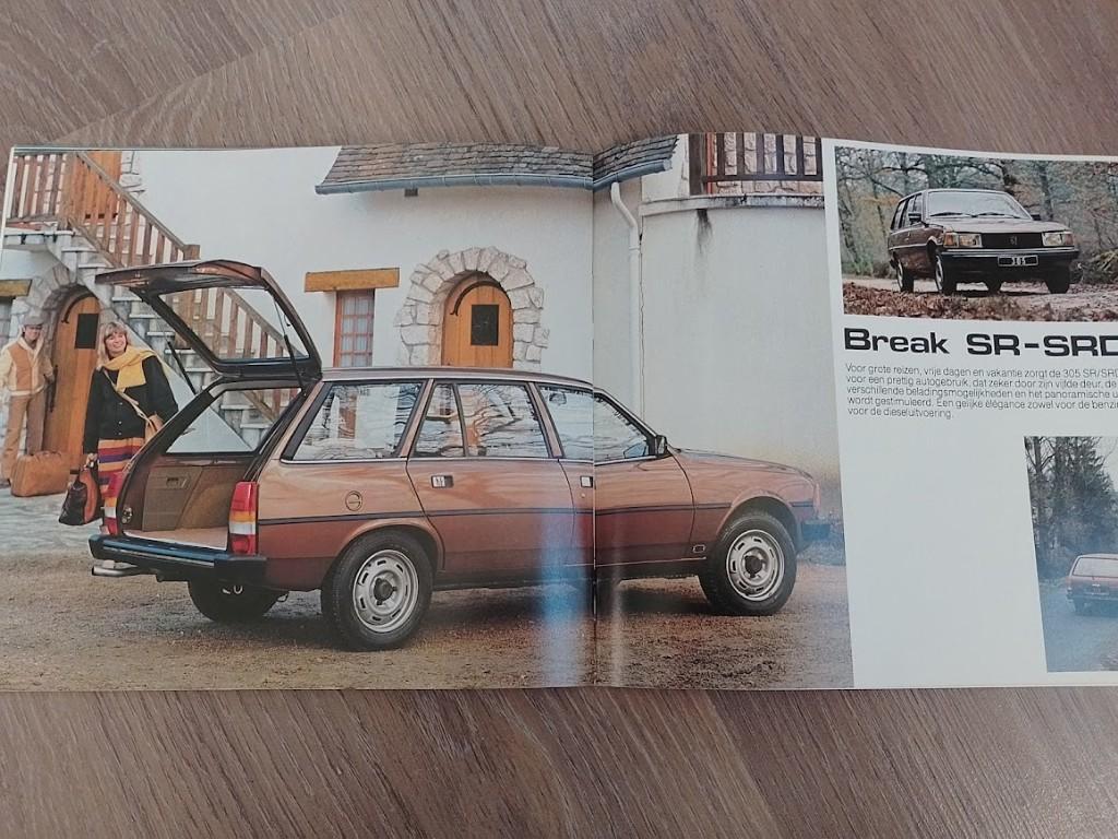 Peugeot 305 1981 autofolder, Ophalen of Verzenden, Nieuw, Peugeot
