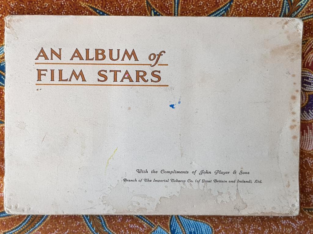Oud Engels album met sigarettenplaatjes van filmsterren 1936, Ophalen of Verzenden