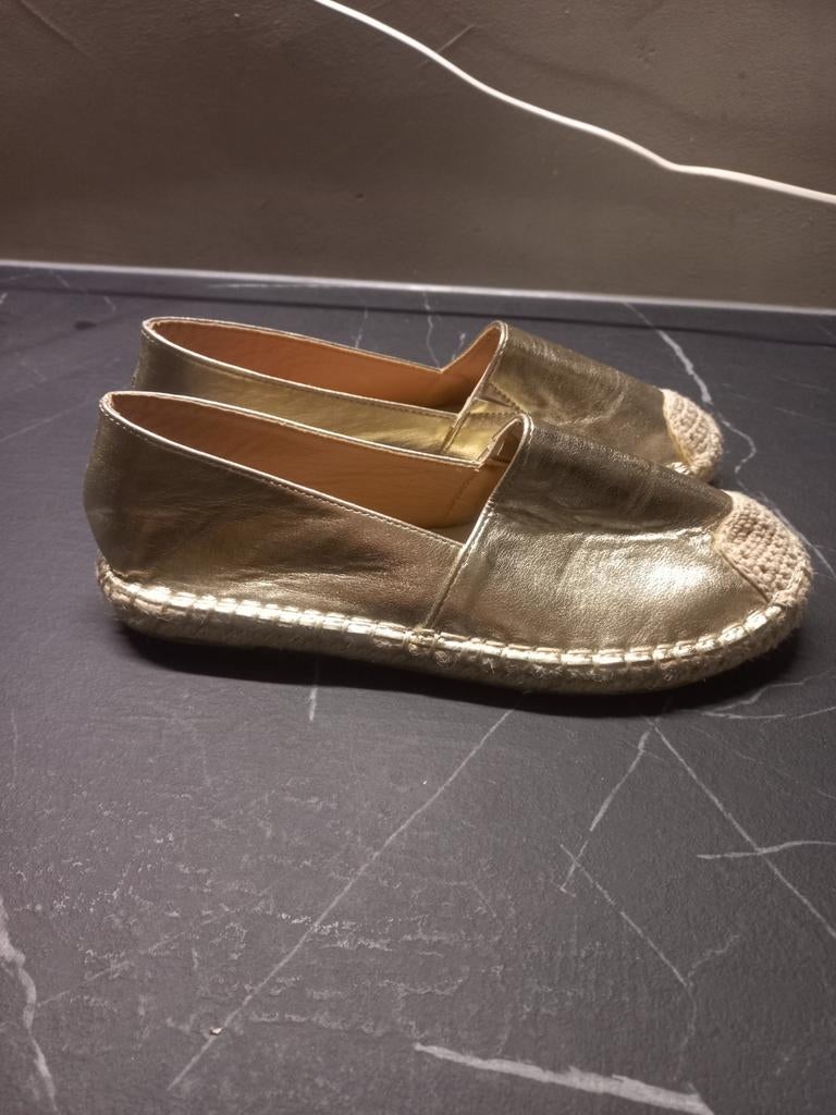 Leuke gouden instappers maat 39, Overige kleuren, Instappers, Style, Ophalen of Verzenden