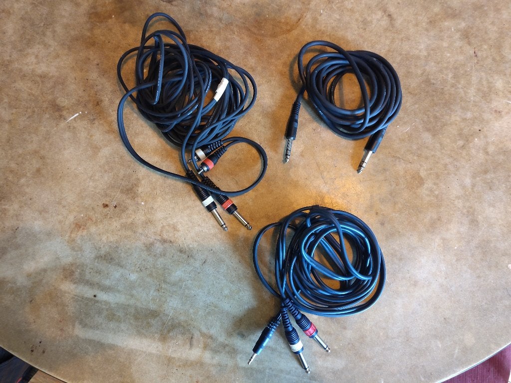 stereo kabels, Ophalen of Verzenden, Gebruikt, 2 tot 5 meter, Overige kabels