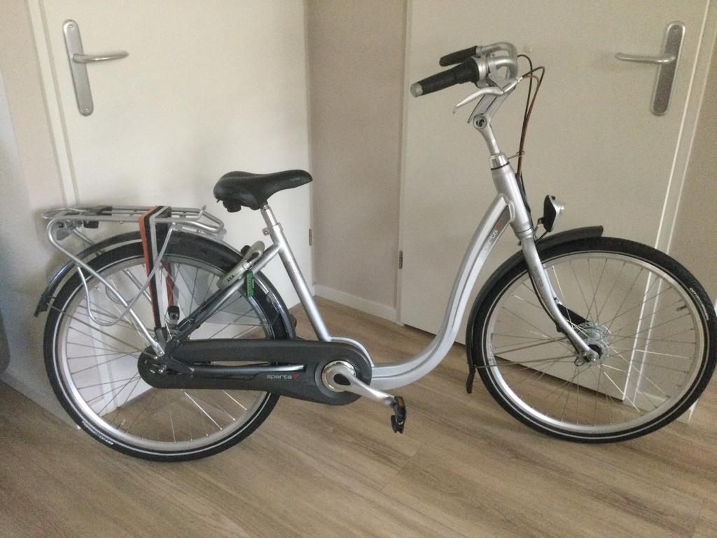 Tekoop zo goed als nieuw lager Sparta fiets framemaat 48cm, Ophalen, Sparta, 47 tot 50 cm, Versnellingen