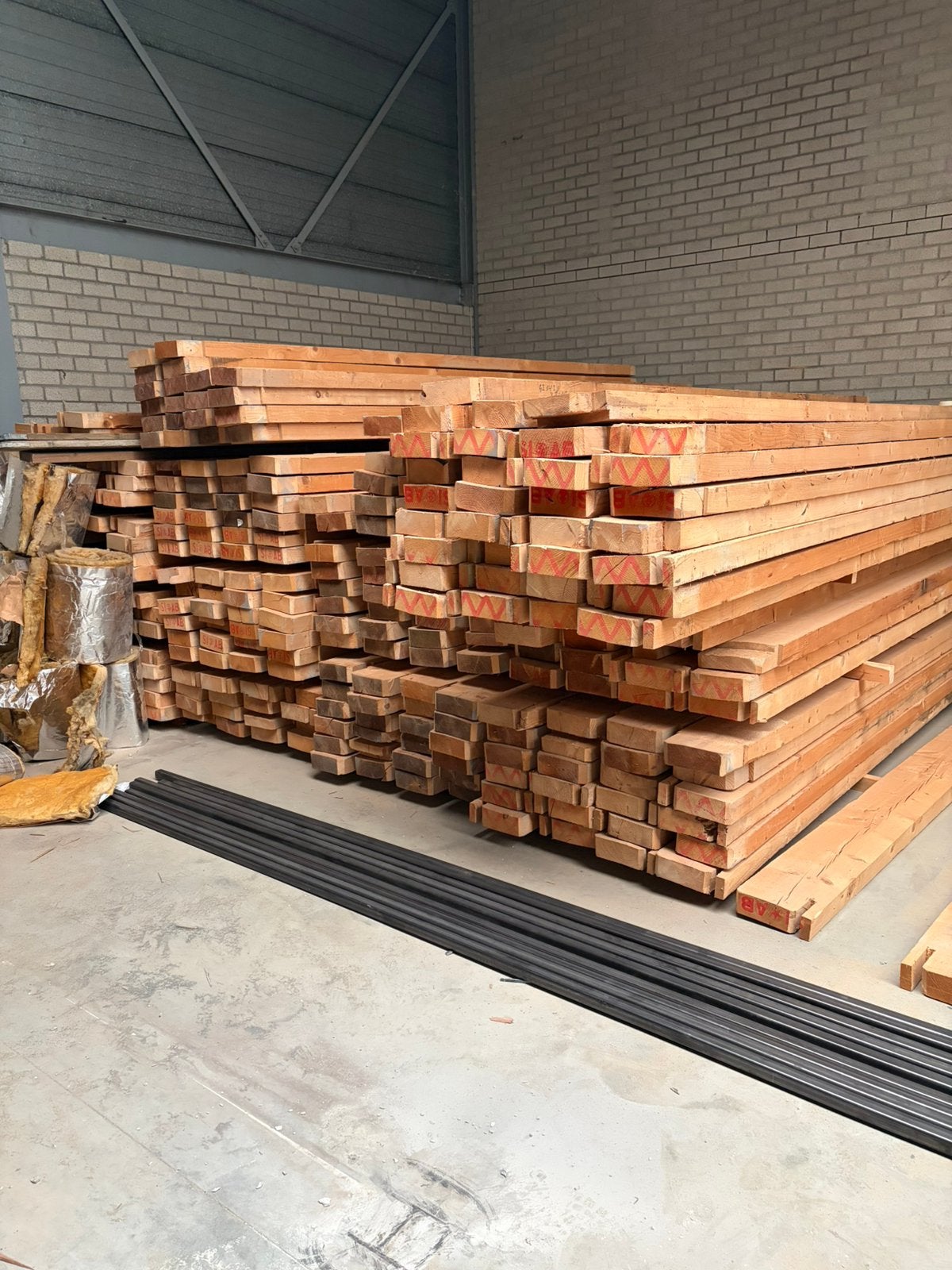 Houten balken / gordingen, Ophalen, Zo goed als nieuw, Balk, Vuren