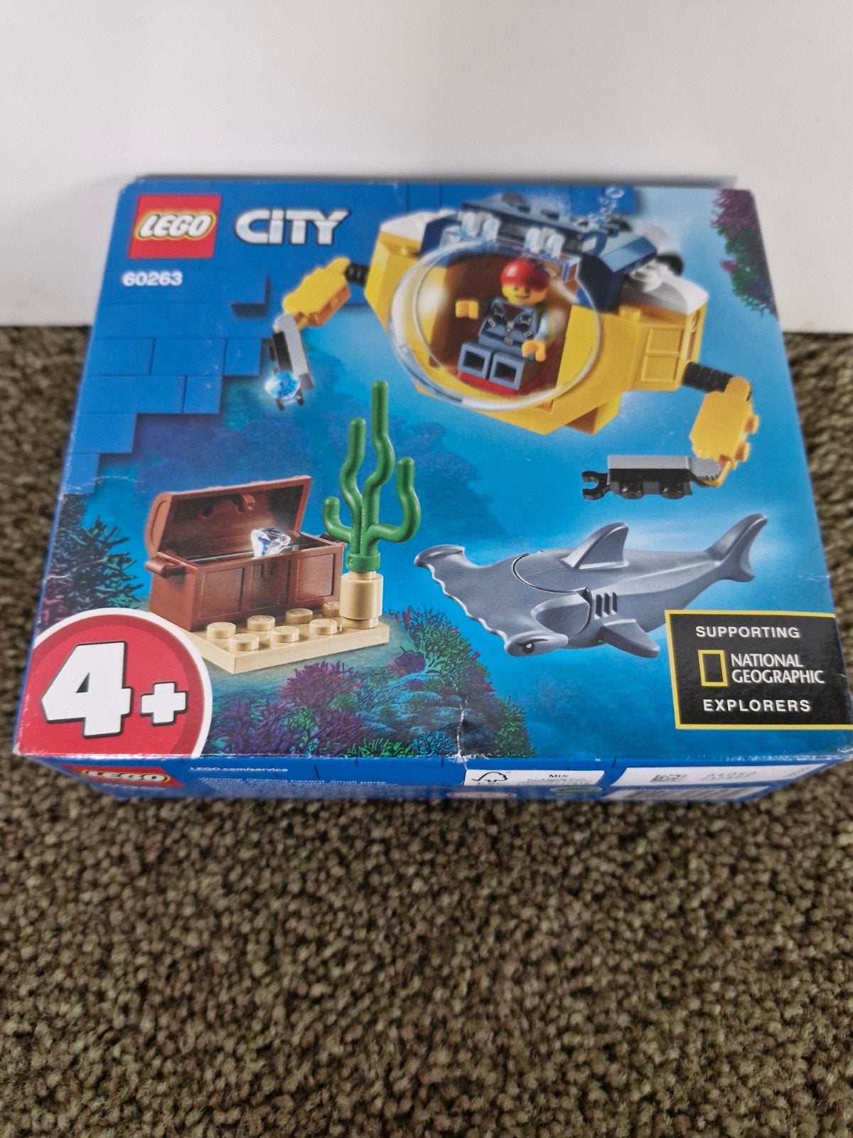Lego City 60263 Oceaan Mini-onderzeeër, City, Lego, Nieuw, Ophalen of Verzenden