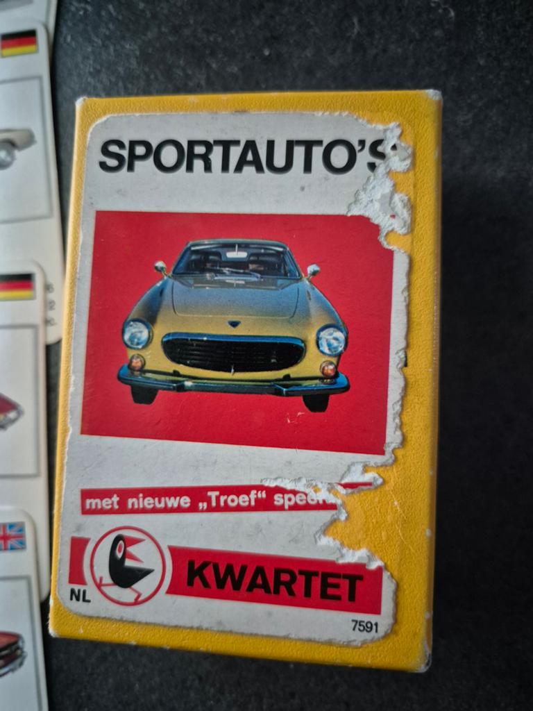 Sportauto kwartet, Ophalen of Verzenden