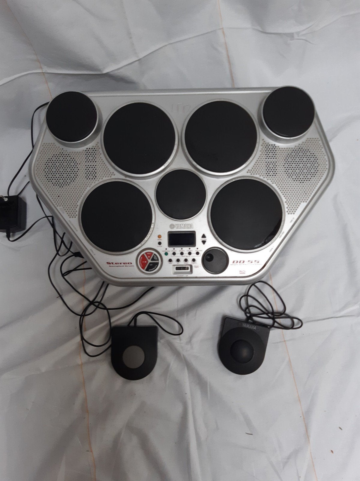 Yamaha DD-55 Digitale Drums - Compleet met pedalen, Ophalen, Gebruikt, Yamaha, Elektronisch