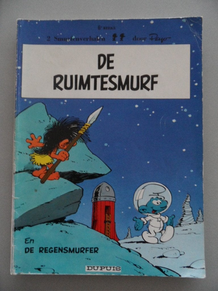 De Ruimtesmurf. 1983, Eén stripboek, Ophalen of Verzenden, Gelezen