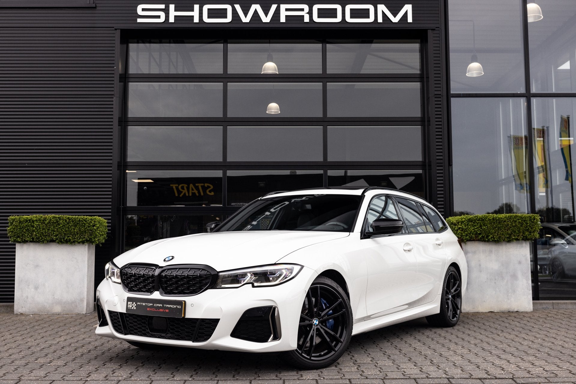 BMW 3-serie Touring M340i xDrive M-Sport, 374 PK, H&K Audio,, Auto's, Automaat, Wit, Vierwielaandrijving, Automatische klimaatregeling