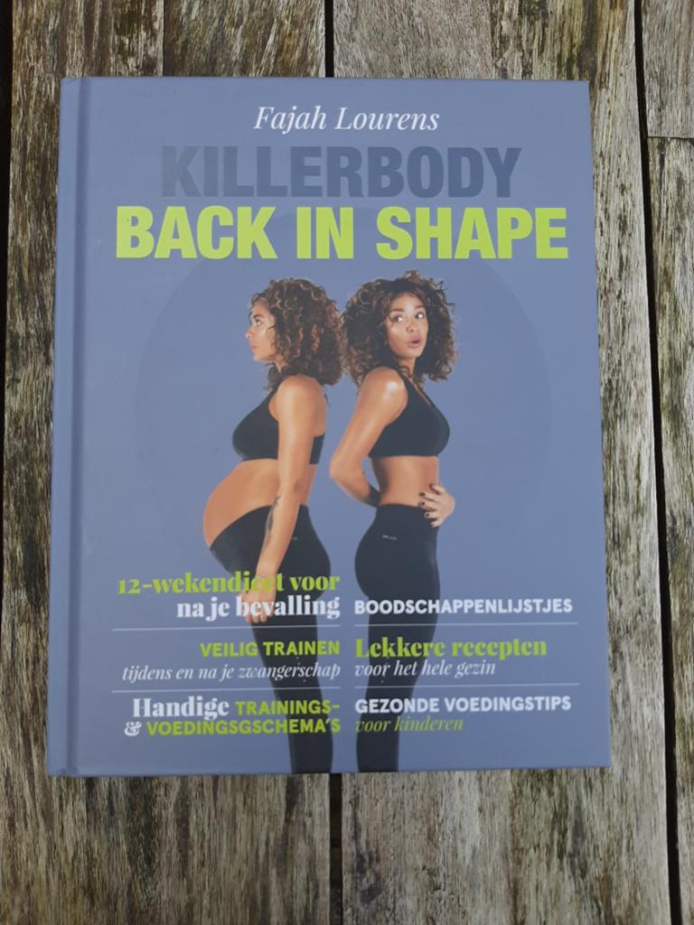 Fajah laurens killerbody back in shape boek, Ophalen of Verzenden, Zo goed als nieuw
