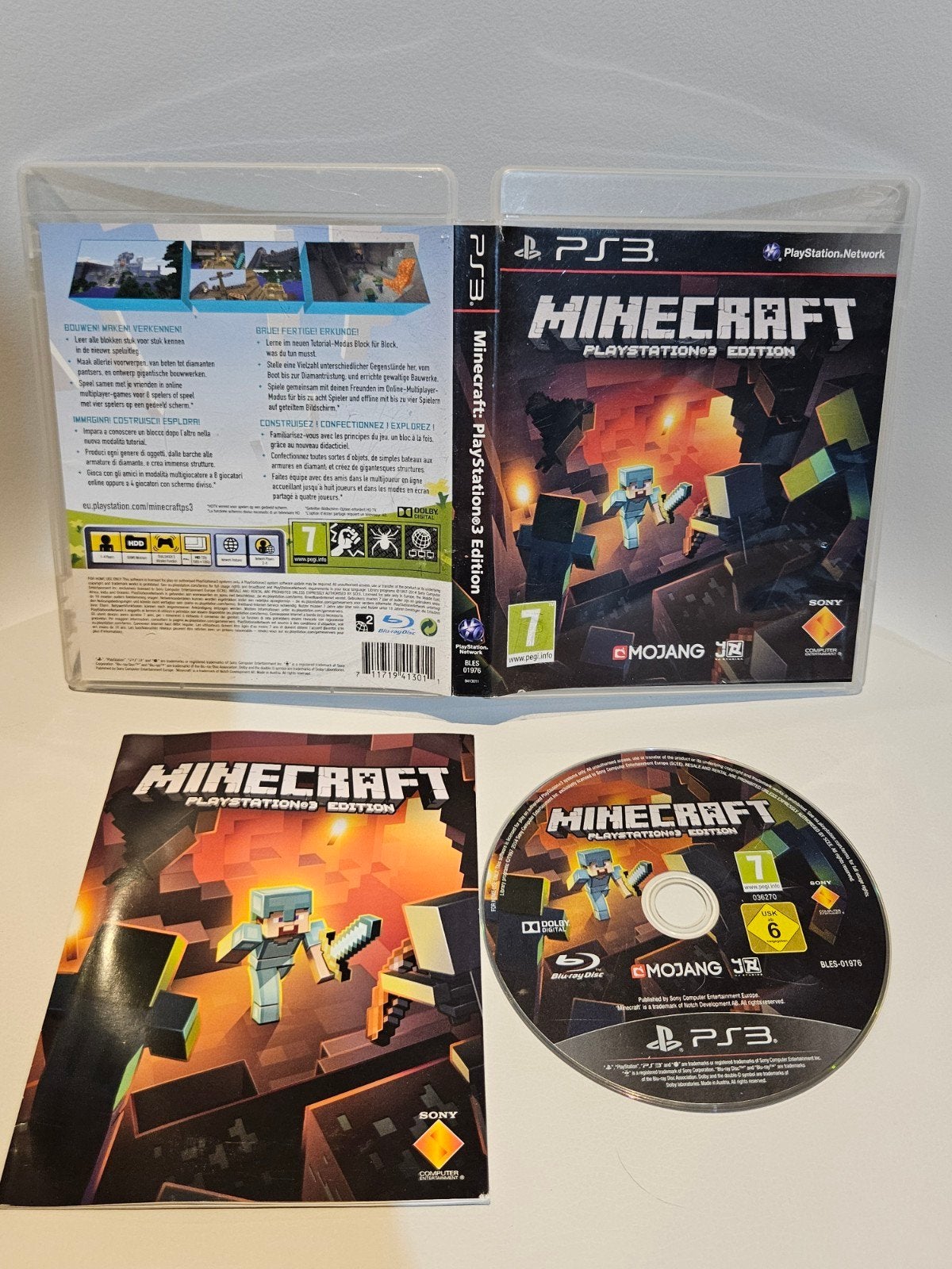 Minecraft PS3, Avontuur en Actie, Ophalen of Verzenden, Zo goed als nieuw, 3 spelers of meer