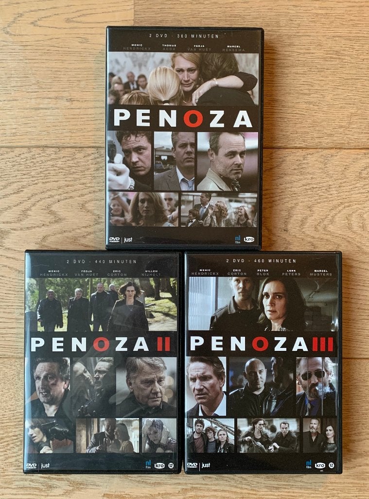 dvd Penoza deel 1 - 2 - 3 - ZGAN!, Vanaf 12 jaar, Ophalen of Verzenden, Zo goed als nieuw