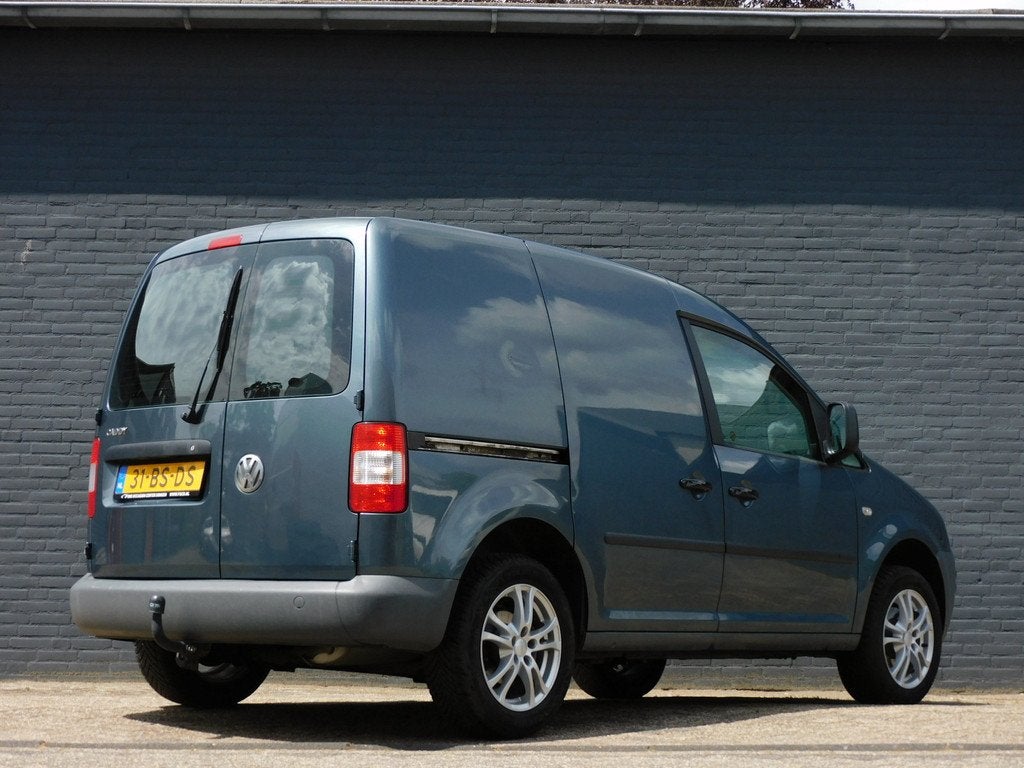 Volkswagen Caddy 2.0 SDI 850 kg. NIEUWE DISTRIBUTIE! CRUISE!, Voorwielaandrijving, Stof, Gebruikt, Zwart