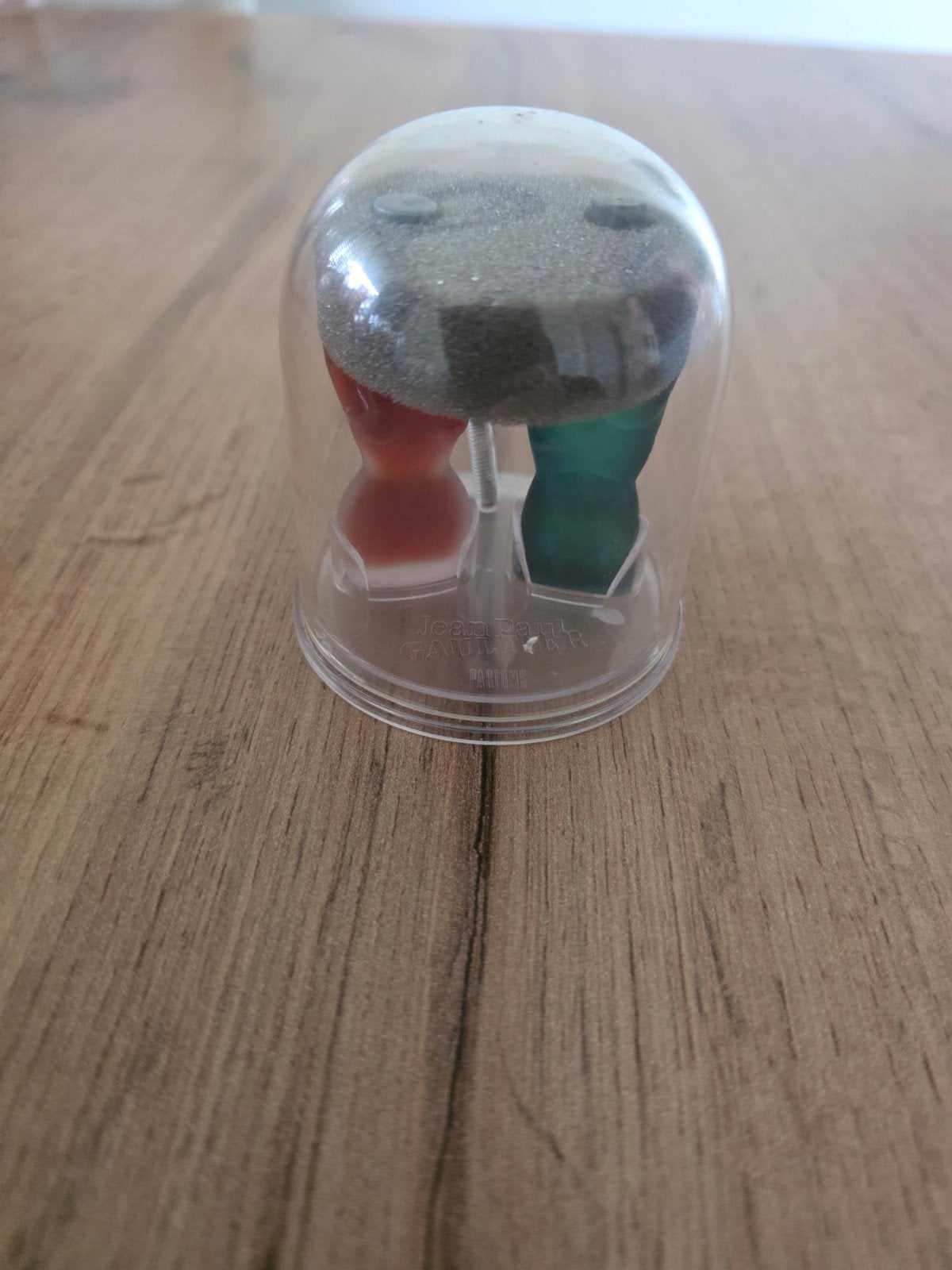 Vintage JPG Miniaturen Duo Globe Set 2x3,5ml, Ophalen of Verzenden, Miniatuur, Gevuld