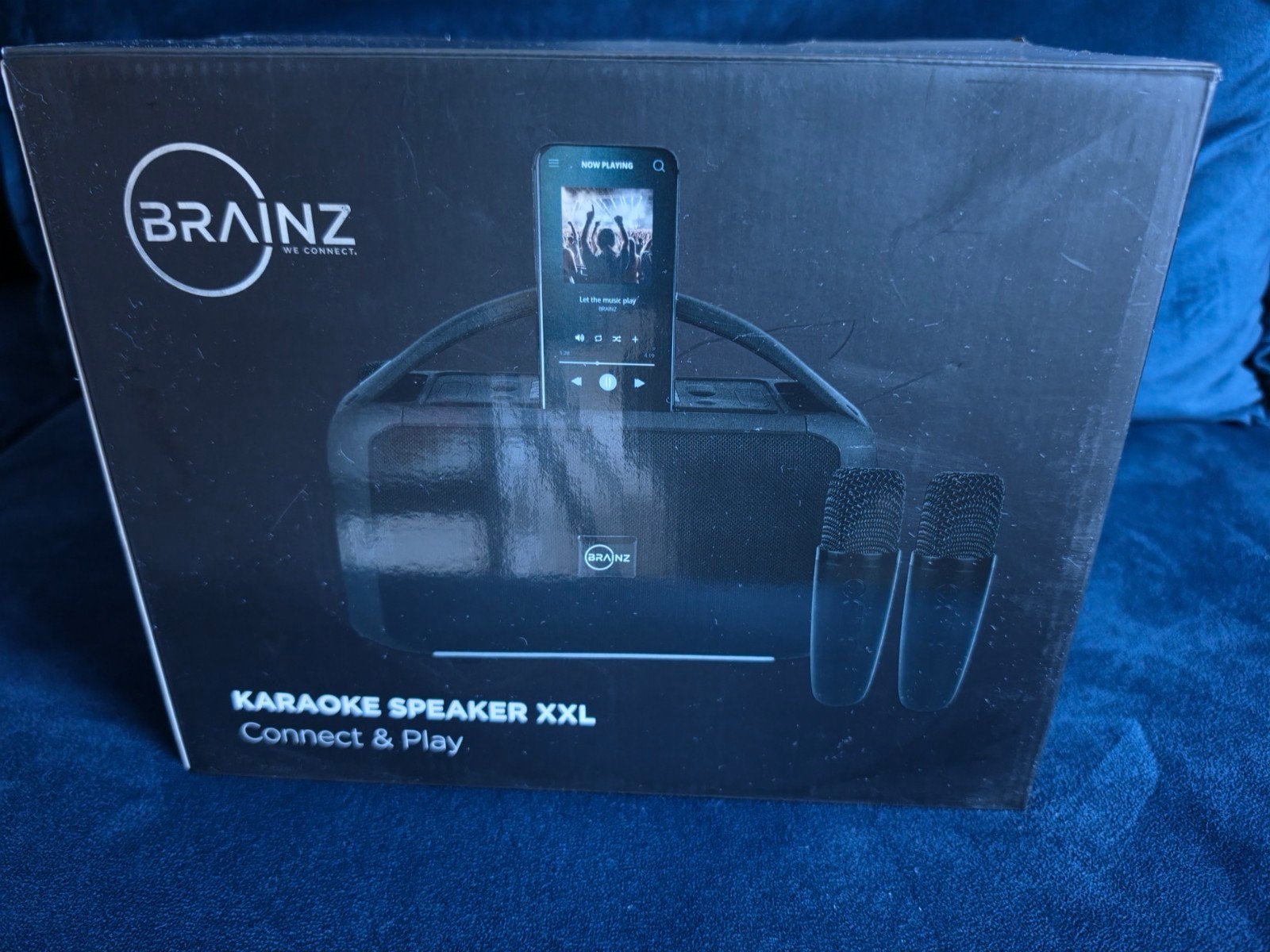 BRAINZ Karaoke Speaker XXL S150 met 2 Microfoons - Nieuw!, Ophalen of Verzenden, Nieuw, Complete set