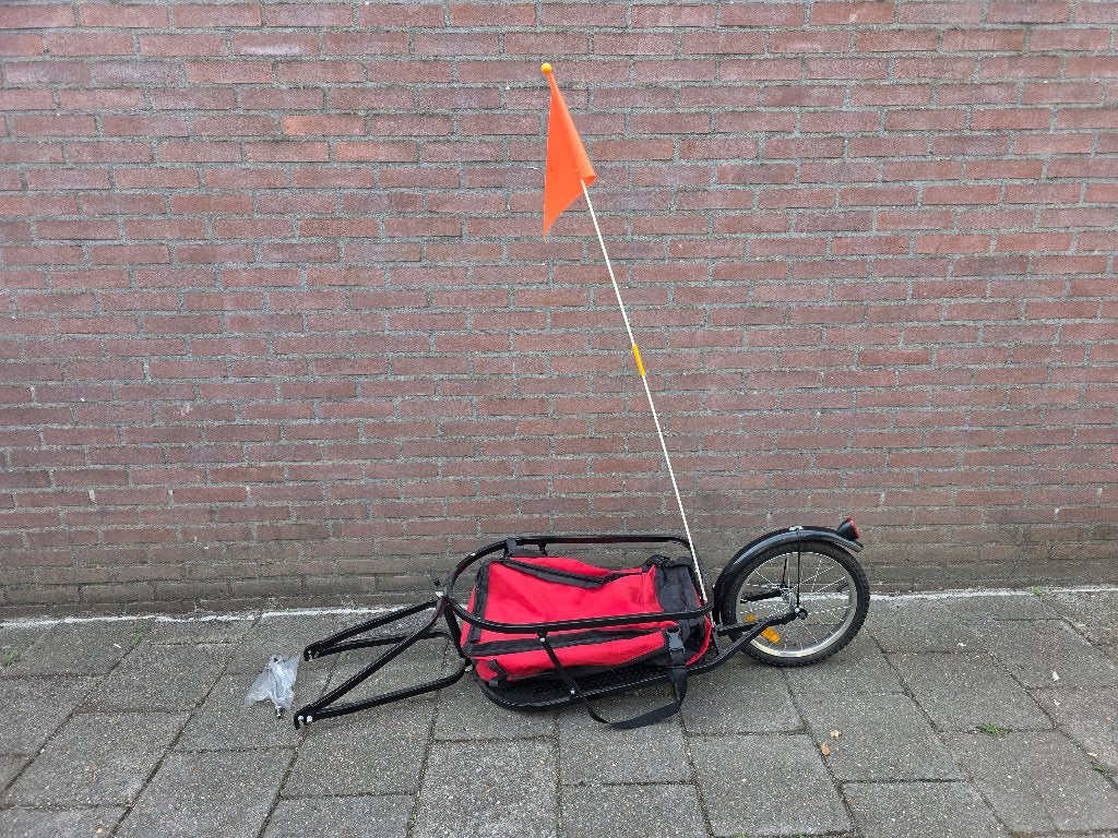 fietskarretje, Fietsen en Brommers, Ophalen, Zo goed als nieuw, Aanhangfiets, 20 tot 40 kg