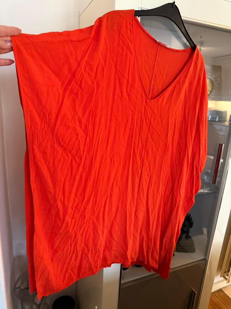 Oranje tuniek maat 48- Chantelle, Kleding | Dames, Grote Maten, Ophalen of Verzenden, Zo goed als nieuw, Oranje, Blouse of Tuniek