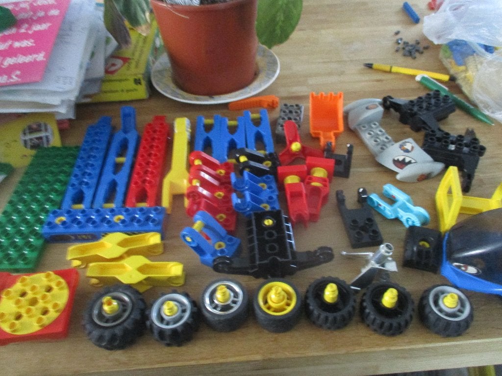 GROTE SET LOSSE DUPLO TOOLO ONDERDELEN, Gebruikt, Ophalen of Verzenden, Duplo, Losse stenen