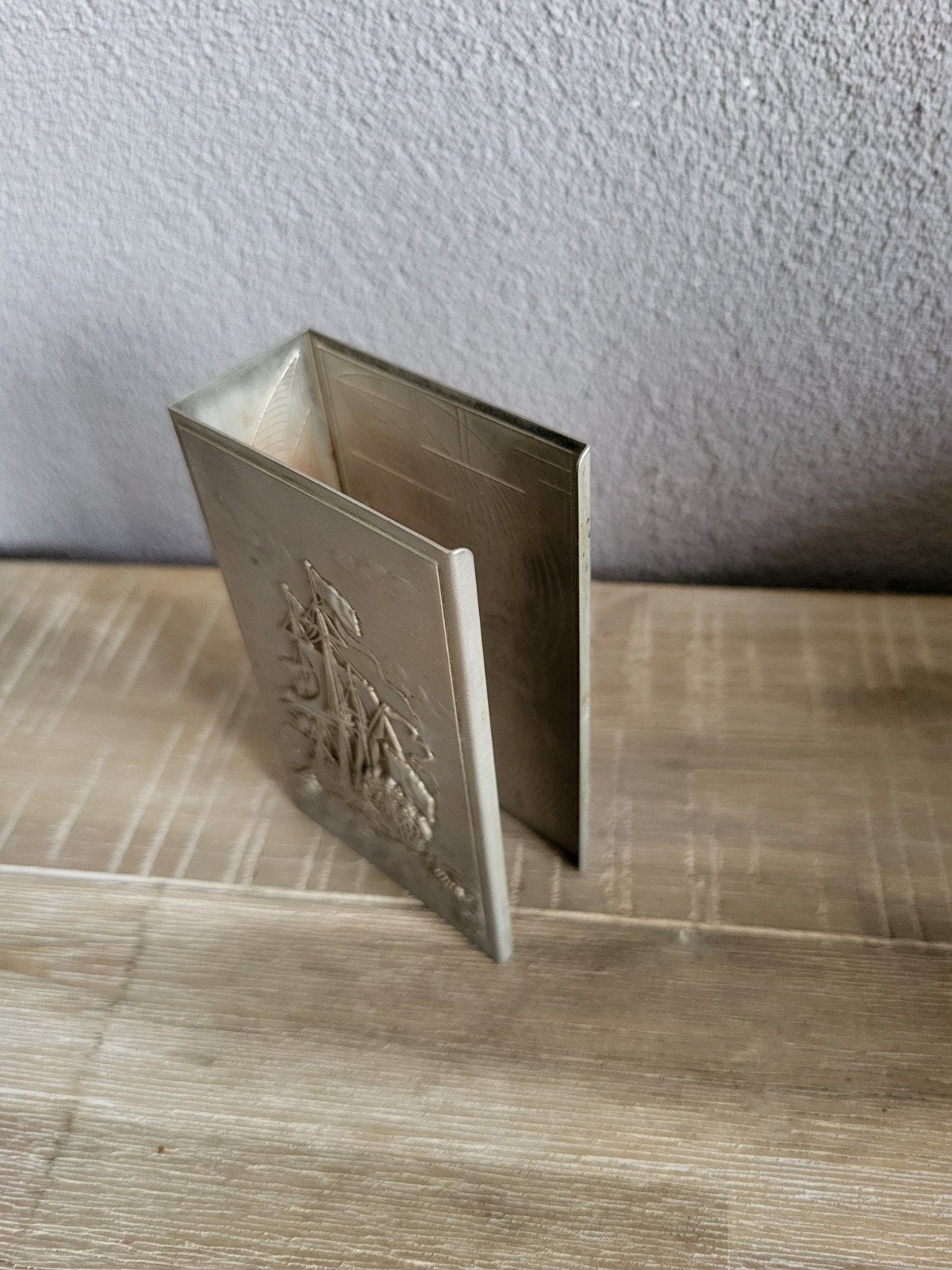 Houder voor luciferdoosje brocant, Antiek en Kunst, Ophalen of Verzenden