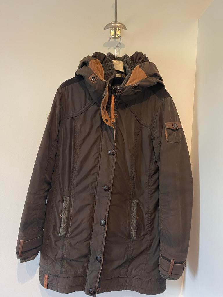 Naketano Winterjas - Maat XL - Bruin, Ophalen of Verzenden, Zo goed als nieuw, Maat 46/48 (XL) of groter, Bruin