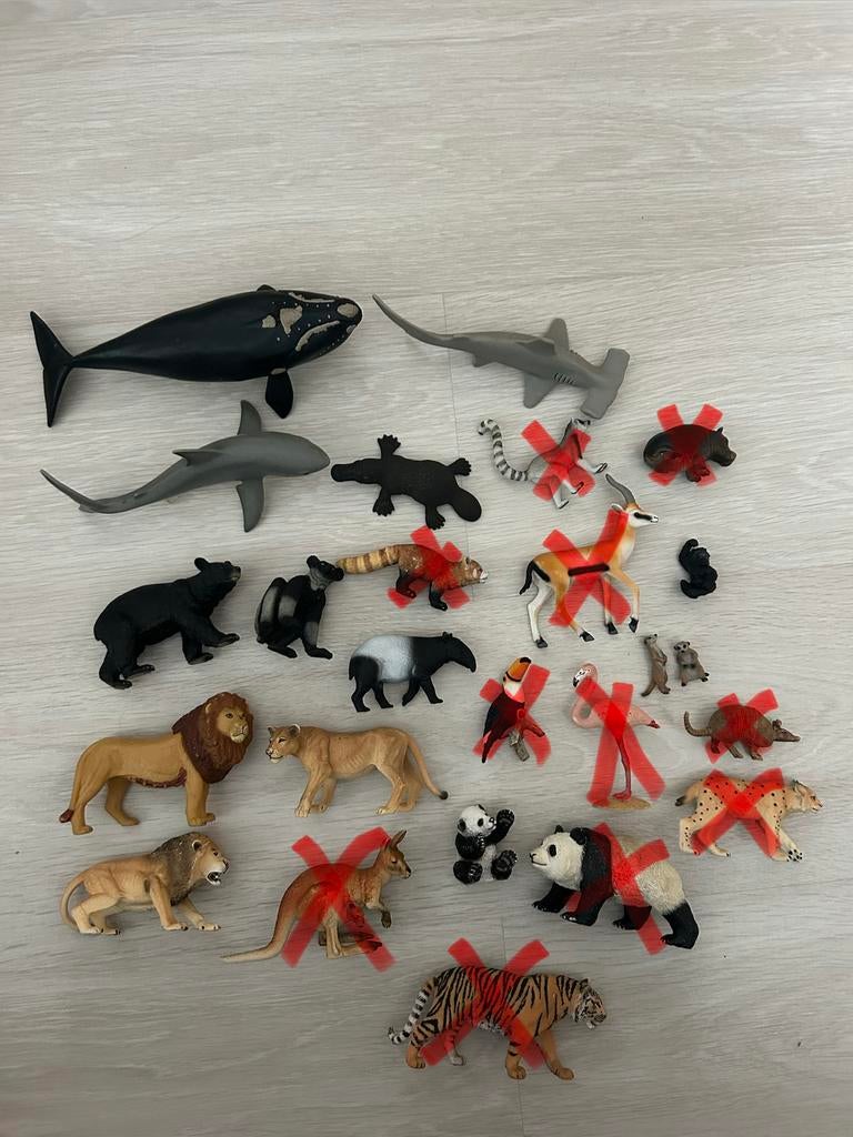 Veel verschillende schleich sleich dieren, Verzamelen, Speelgoed, Ophalen of Verzenden, Zo goed als nieuw