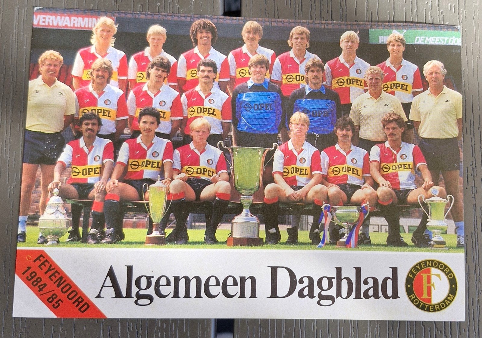 Feyenoord kaart Seizoen 1984/85
kom gerust eens langs om te, Ophalen of Verzenden, Gebruikt, Feyenoord, Spelerskaart