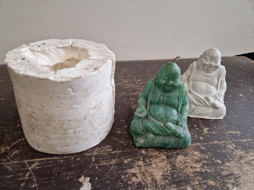 Kaarsenmal siliconen mal boeddha, Ophalen of Verzenden, Gebruikt, Gereedschap of Toebehoren