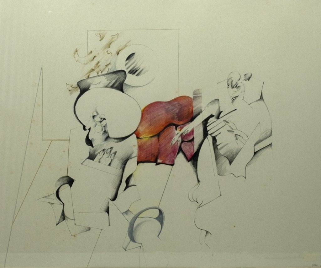 Pierre van Soest (1930-2001) - Compositie, Antiek en Kunst, Kunst | Schilderijen | Klassiek, Ophalen