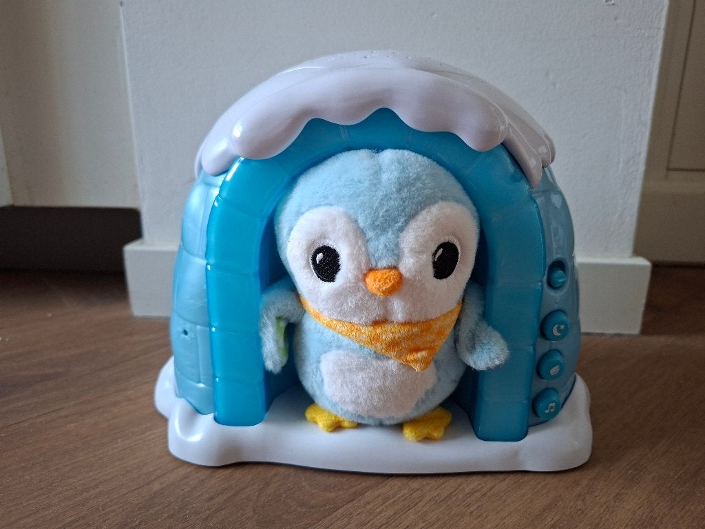 Vtech pinguïn projector, Kinderen en Baby's, Ophalen of Verzenden, Zo goed als nieuw, 6 maanden tot 2 jaar