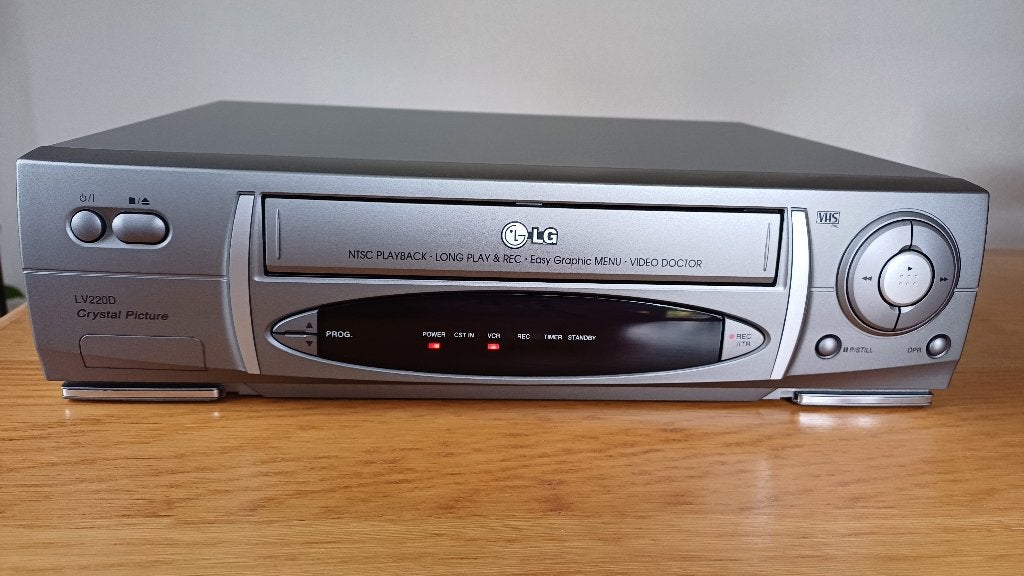 LG LV220D VHS-speler - Crystal Picture, Audio, Tv en Foto, Ophalen of Verzenden, Zo goed als nieuw, VHS-speler of -recorder