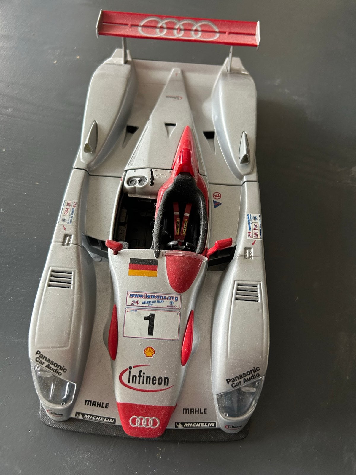 Audi R8 Le Mans 24h modelauto schaalmodel, Overige merken, Auto, 1:32 tot 1:50, Ophalen of Verzenden