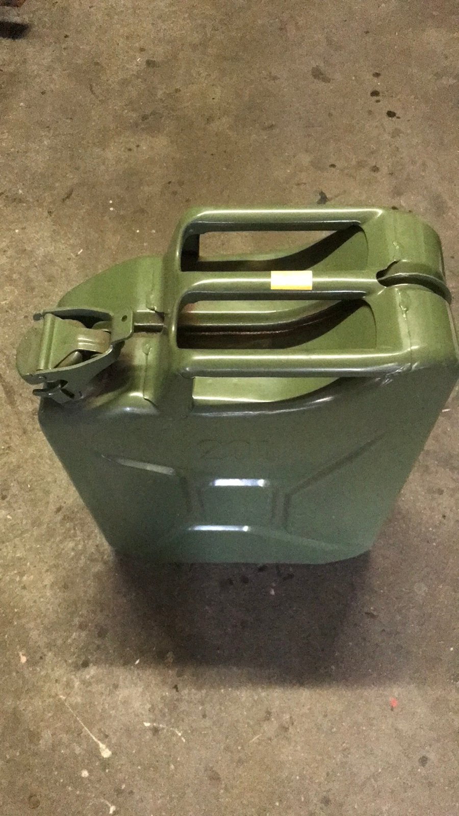 Metalen JerryCan 20 Ltr, Ophalen of Verzenden, Zo goed als nieuw