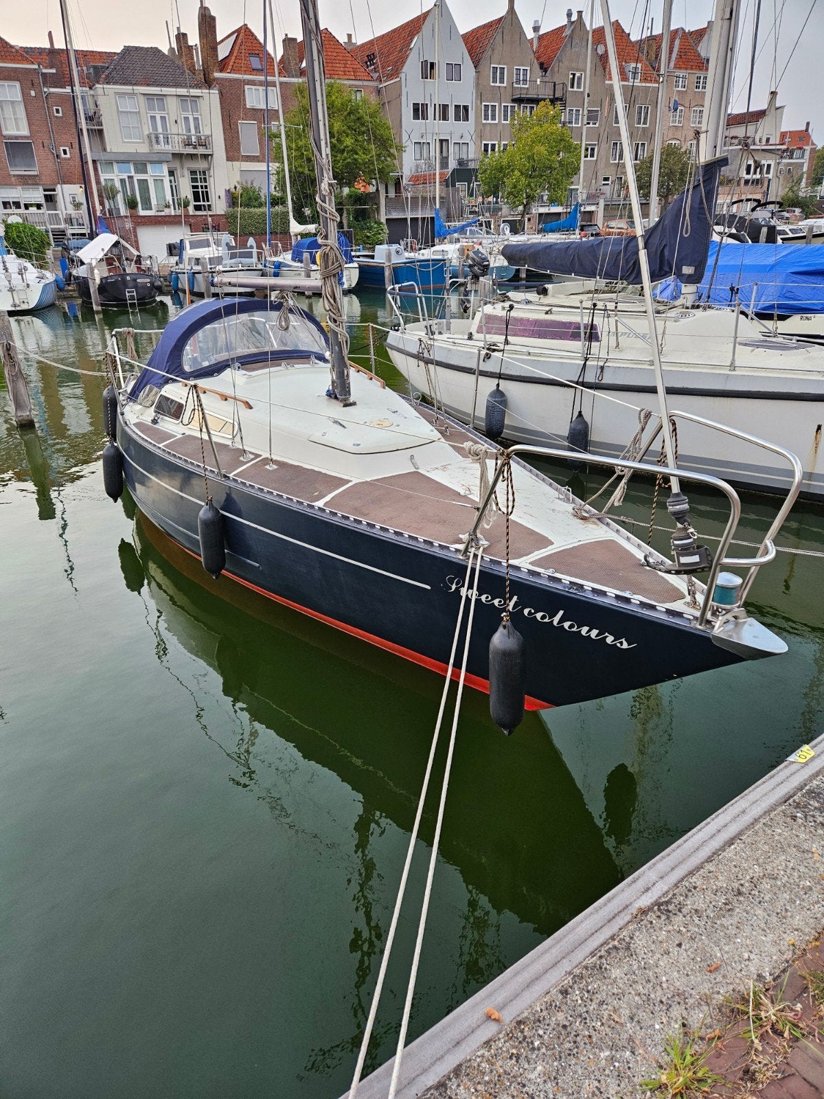 Elegante Bianca 28 – Klassiek Deens Kwaliteitsjacht, Watersport en Boten, Kajuitzeilboten en Zeiljachten, Ophalen, Gebruikt, Binnenboordmotor