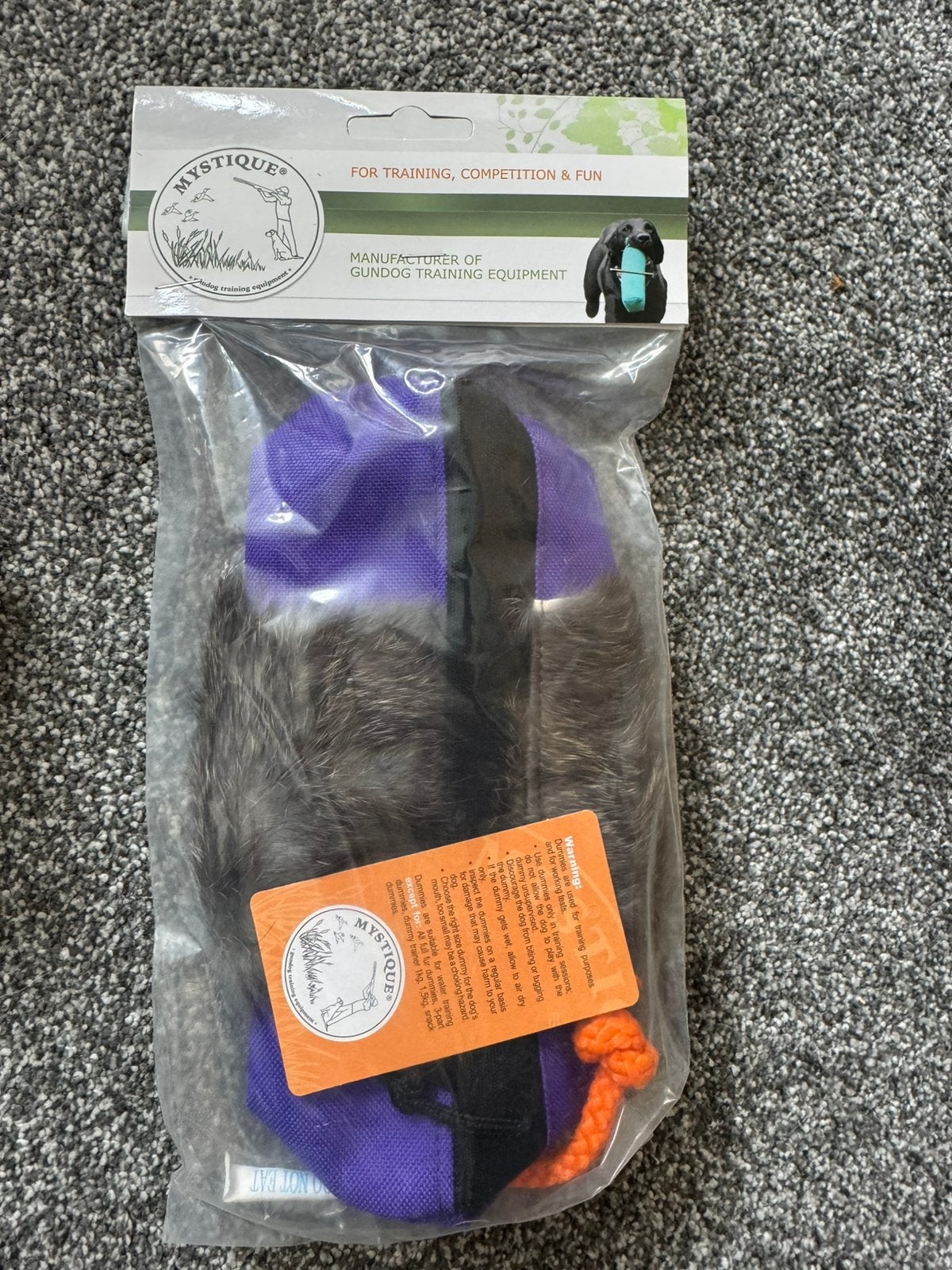 Hond snackdummy met echt bont, Ophalen of Verzenden, Nieuw, Hondenspeelgoed