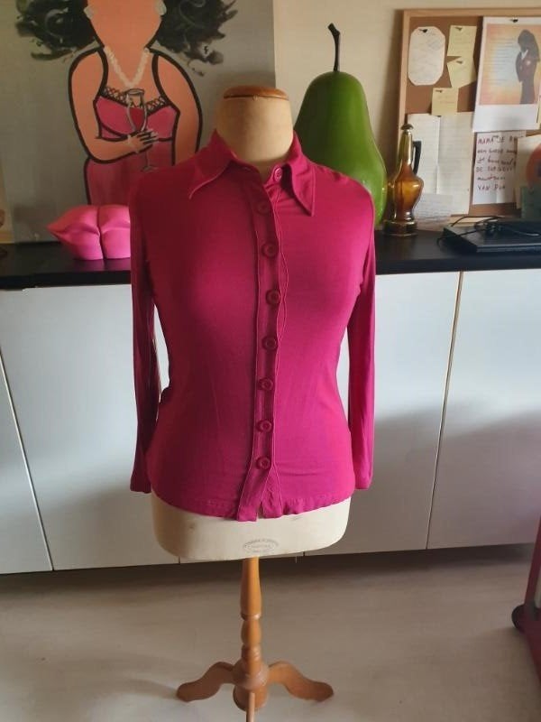 Zgan! mooie roze blouse van Tante Betsy maat L!, Tante Betsy, Verzenden, Maat 42/44 (L), Zo goed als nieuw