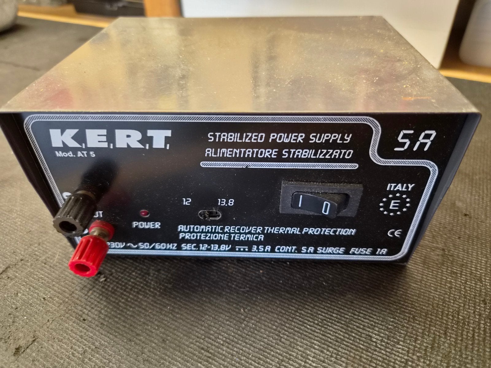 KERT Mod. AT 5 Gestabiliseerde Voeding 5A, Ophalen of Verzenden, Gebruikt, Overige merken, Overige typen