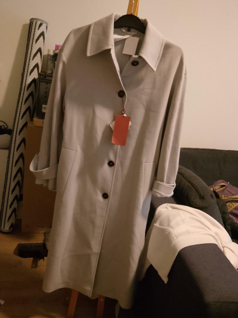 NIEUW Max Mara Ilde Trenchcoat Maat M (oversized S), Maat 38/40 (M), Beige, Max Mara, Nieuw