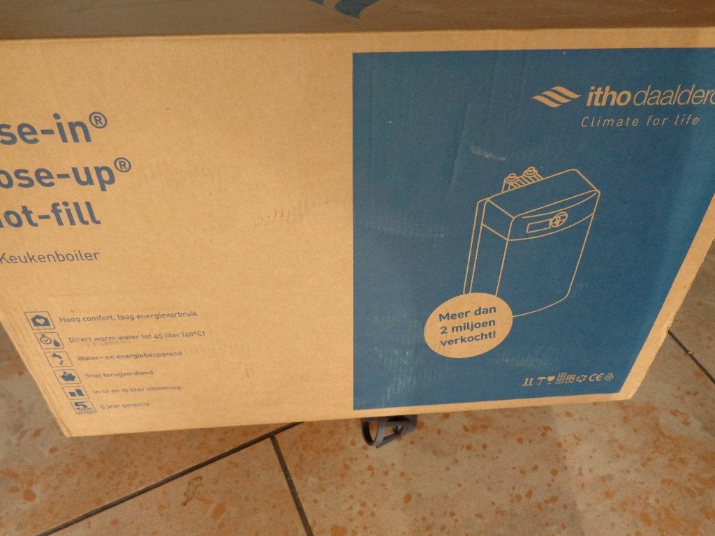 BOILER 10 LITER DAALDEROP COMPLEET & NIEUW., Nieuw, Minder dan 3 jaar oud, Minder dan 20 liter, Boiler