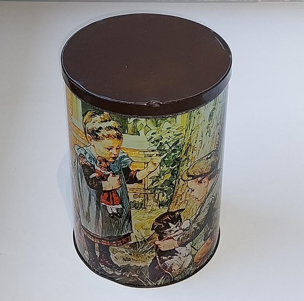 Ot & Sien biscuitblik / trommel jaren ‘60, Verzamelen, Blikken, Ophalen of Verzenden, Gebruikt, Overige