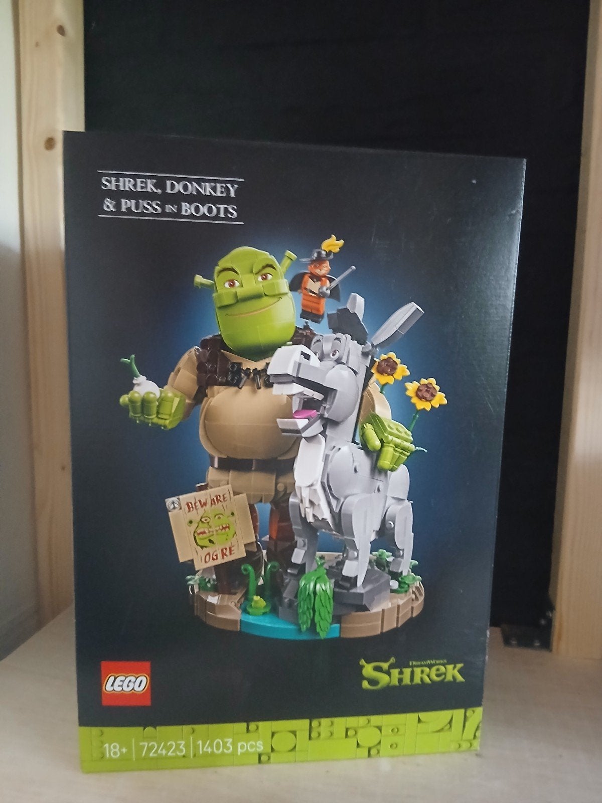 LEGO Ideas Shrek, Donkey & Puss in Boots (72423), Inclusief doos, Lego, Nieuw, Ophalen of Verzenden