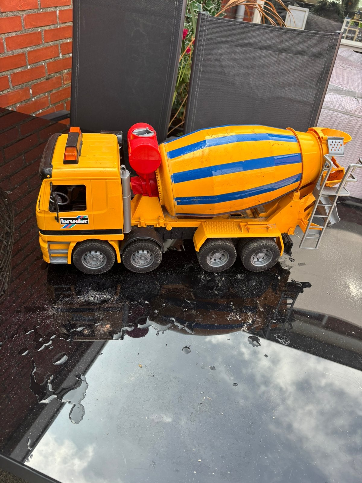 Bruder betonauto, Kinderen en Baby's, Speelgoed | Speelgoedvoertuigen, Ophalen, Gebruikt