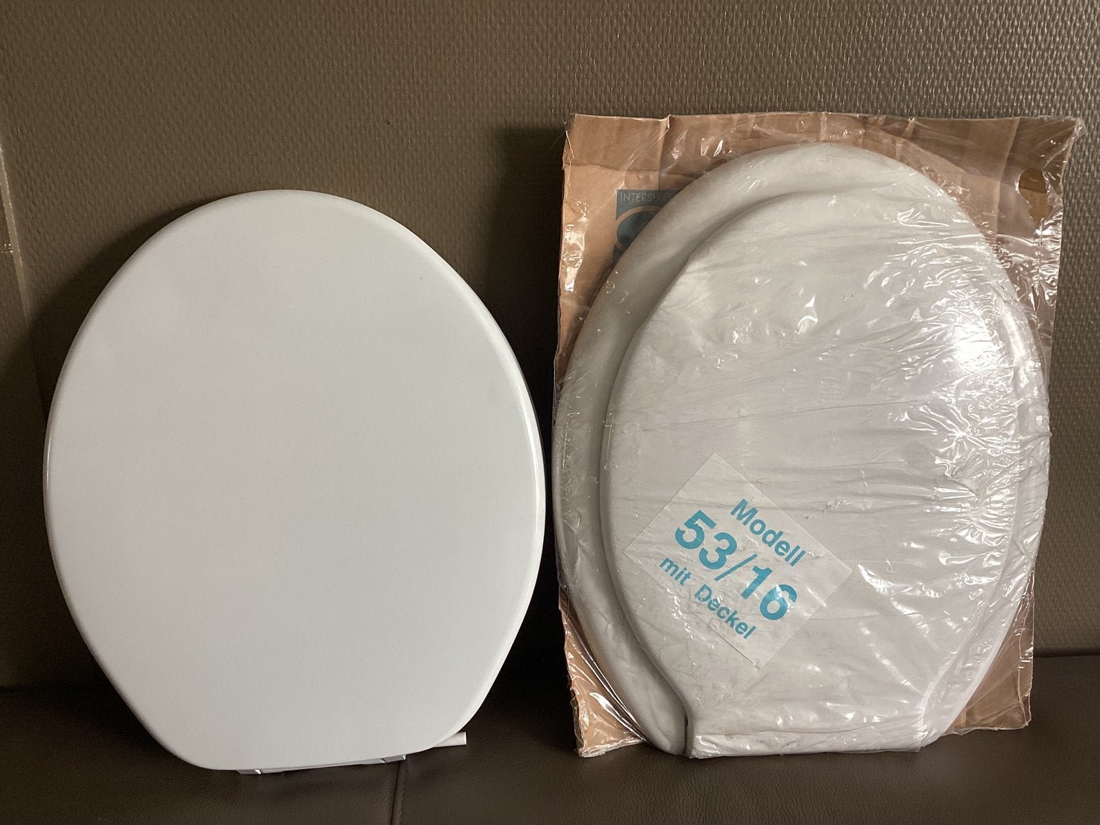 Toiletzitting twee stuks nieuw, Ophalen of Verzenden, Nieuw, Wit, Toilet-accessoire