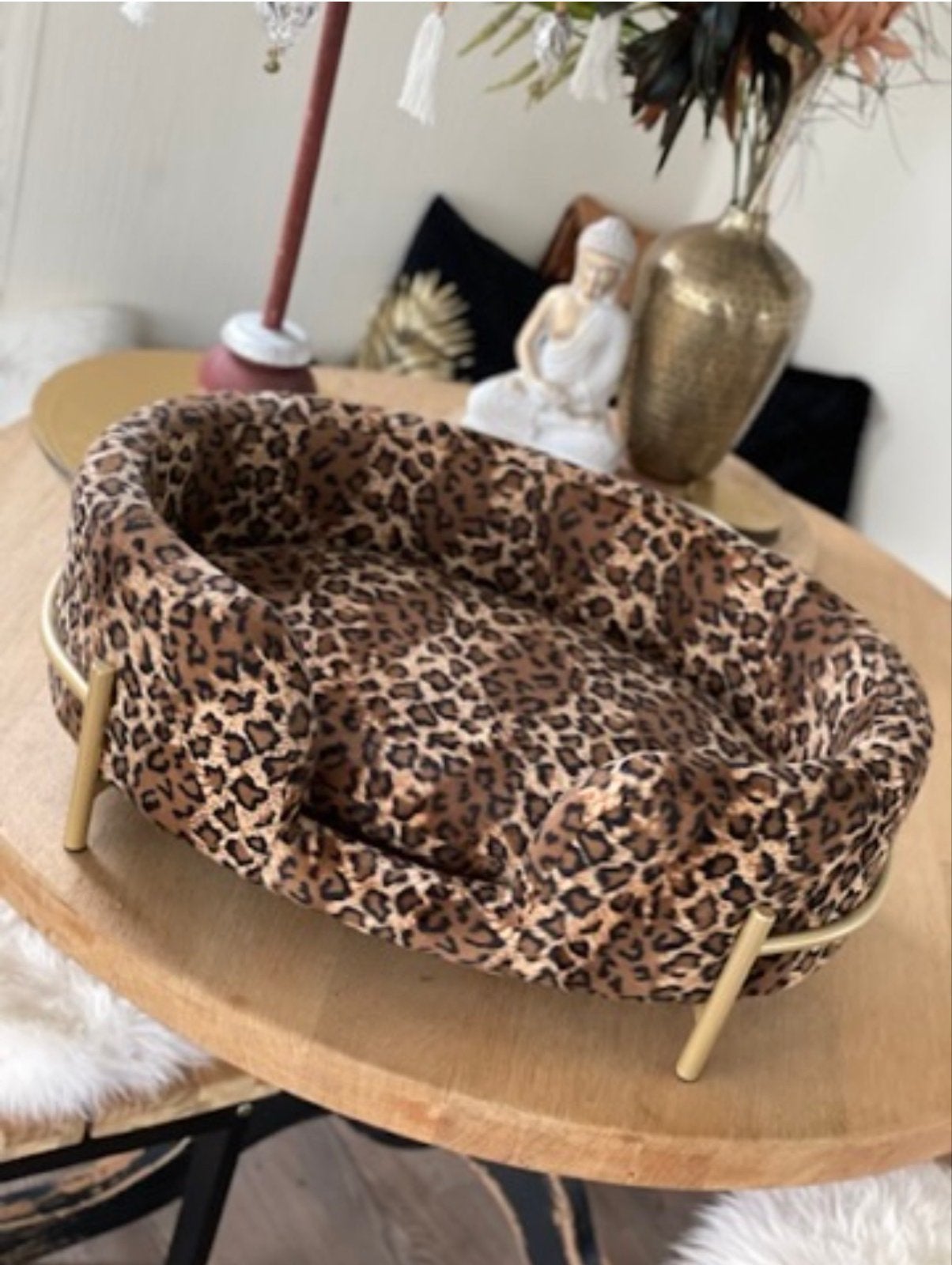 Hondenmand op pootjes. Panter, Dieren en Toebehoren, Verzenden, Gebruikt, Stof
