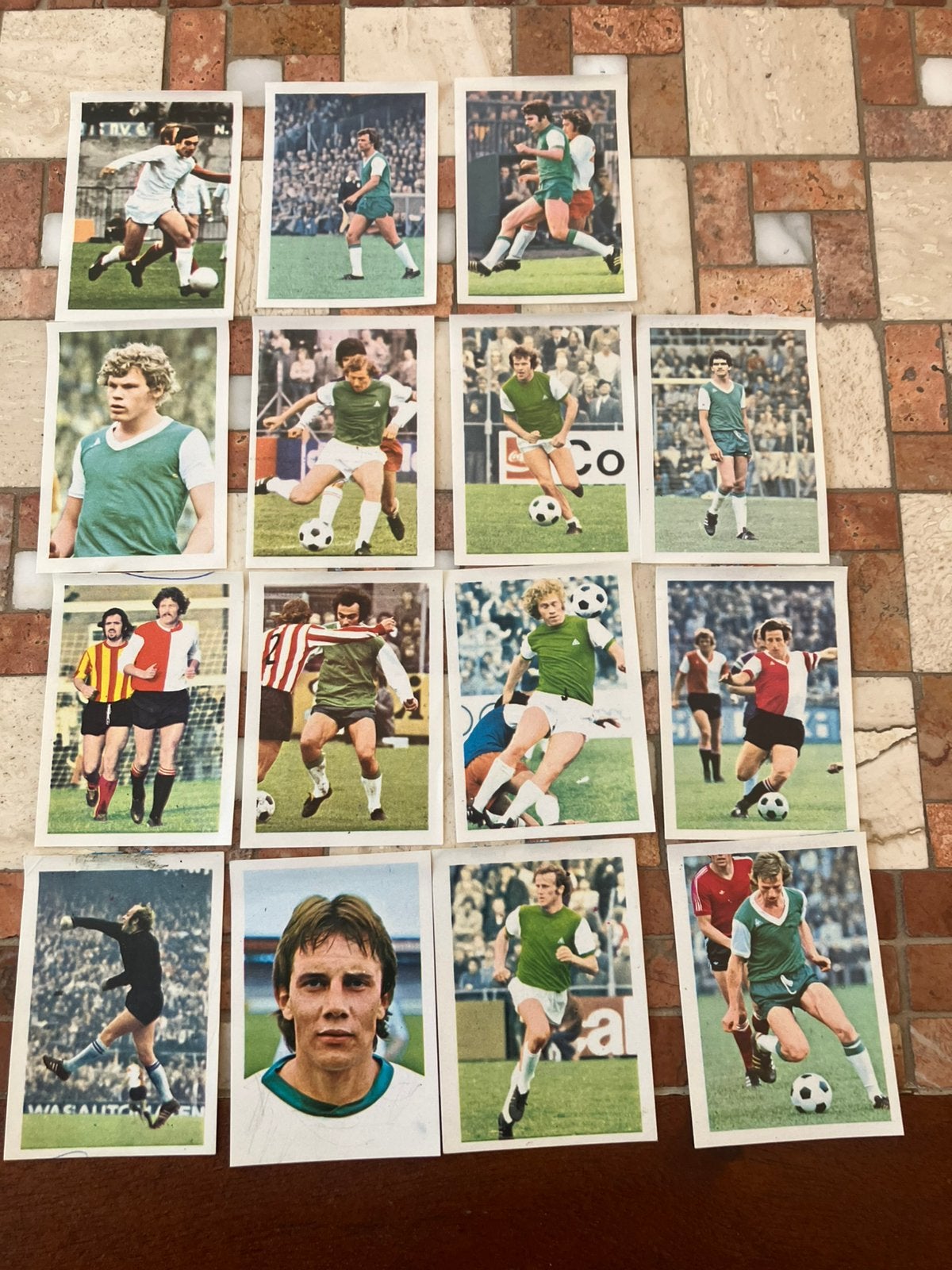 Feyenoord panini vanderhout 1976-1977, Ophalen of Verzenden, Gebruikt, Feyenoord, Poster, Plaatje of Sticker