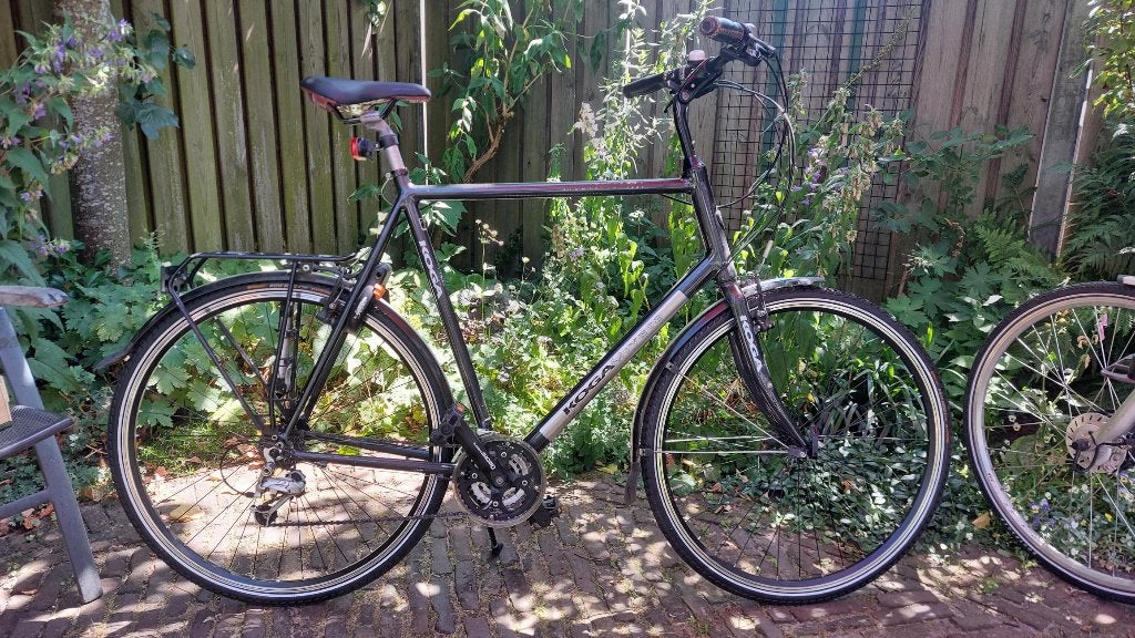 Koga Lightspeed 66 cm herensportfiets, Ophalen, 28 inch, Gebruikt, Velgrem