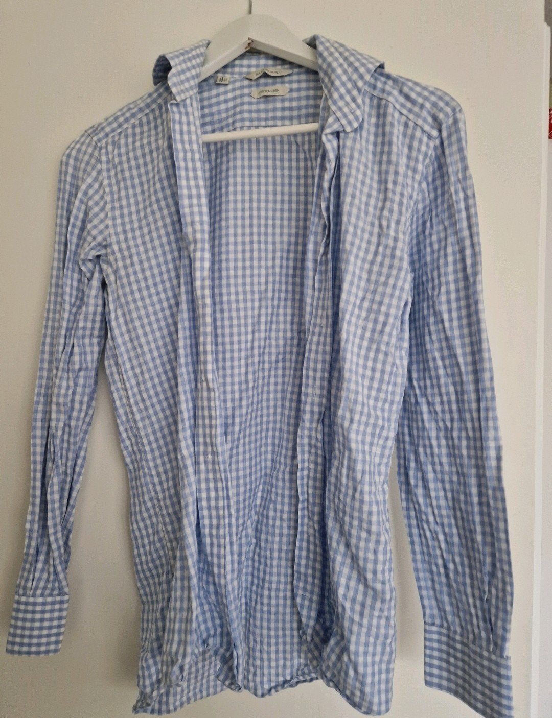 Suitsupply blauw wit overhemd maat 37 nette staat, Kleding | Heren, Overhemden, Blauw, Halswijdte 38 (S) of kleiner, Ophalen of Verzenden
