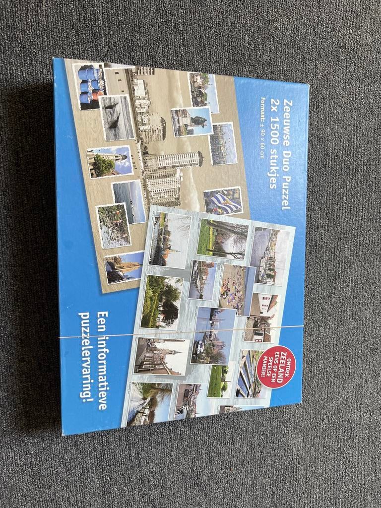 Zeeuwse Duo Puzzel - 2x 1500 stukjes, Ophalen of Verzenden, Meer dan 1500 stukjes, Nieuw, Legpuzzel