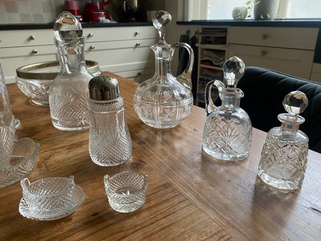 Oud glaswerk, Ophalen